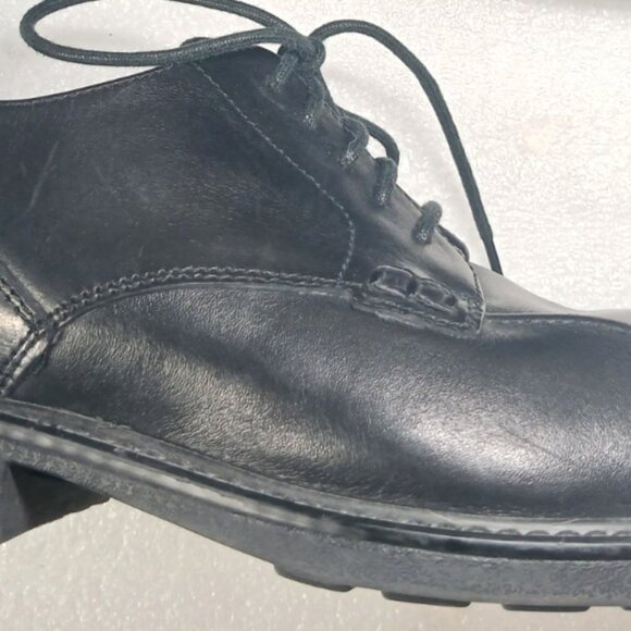 Florsheim Imperial Black Leather Cap Toe Oxfords 10 D Comfortech EUC - Picture 2 of 13